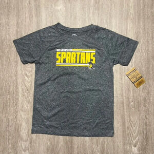 NWT Rivalry Threads UNC Greensboro Spartans‎ Graphic T-Shirt Gray Kids Medium